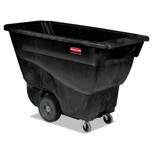 Structural Foam Tilt Truck, 101 Gal, 450 Lb Capacity, Plastic, Black - Image 1