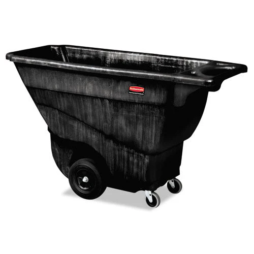 Structural Foam Tilt Truck, 101 Gal, 850 Lb Capacity, Plastic, Black - Image 1