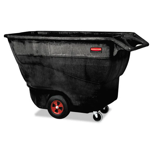 Structural Foam Tilt Truck, 202 Gal, 1,250 Lb Capacity, Plastic, Black - Image 1