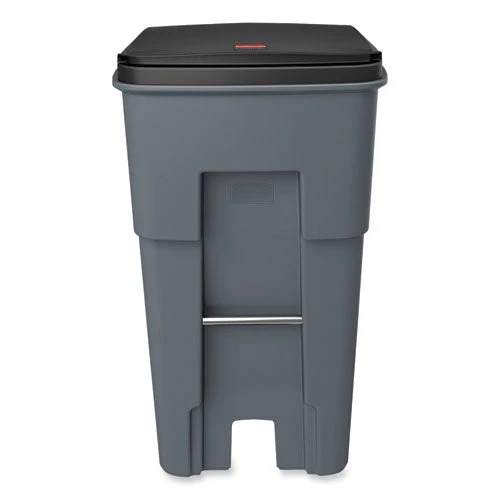 Brute Roll-out Heavy-duty Container, 65 Gal, Polyethylene, Gray - Image 2