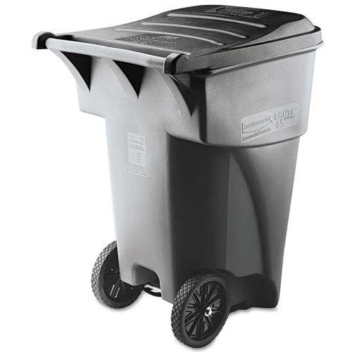 Brute Roll-out Heavy-duty Container, 95 Gal, Polyethylene, Gray - Image 1
