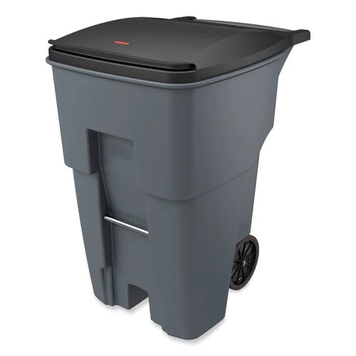 Brute Roll-out Heavy-duty Container, 95 Gal, Polyethylene, Gray - Image 2