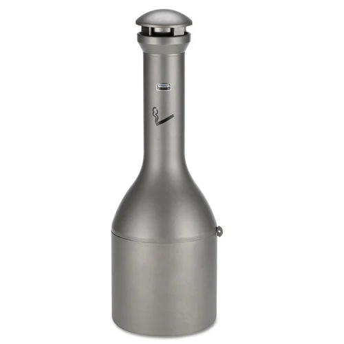 Infinity Traditional Smoking Receptacle, 4.1 Gal, 13 Dia X 39h, Antique Pewter - Image 1