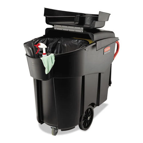 Mega Brute Mobile Container, 120 Gal, Plastic, Black - Image 2