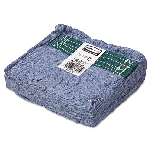 Super Stitch Blend Mop Head, Medium, Cotton/synthetic, Blue, 6/carton - Image 3