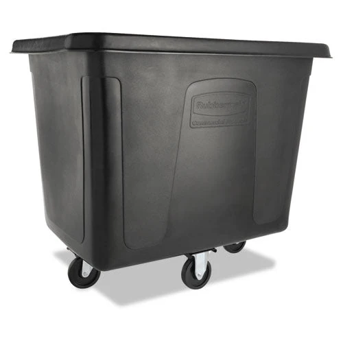 Cube Truck, 119.7 Gal, 500 Lb Capacity, Plastic/metal, Black - Image 1