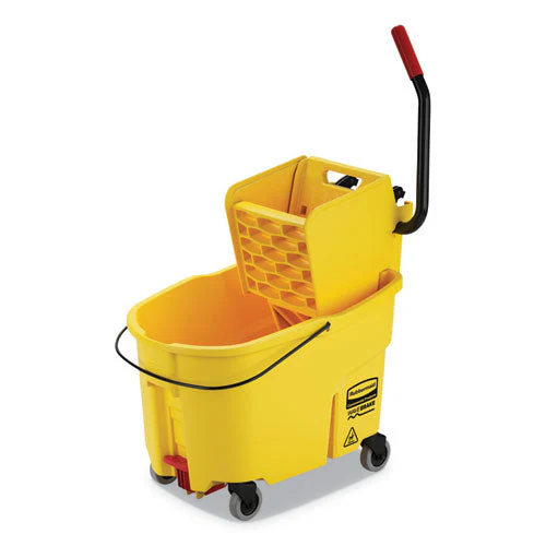 Wavebrake 2.0 Bucket/wringer Combos, Side-press, 44 Qt, Plastic, Yellow - Image 1