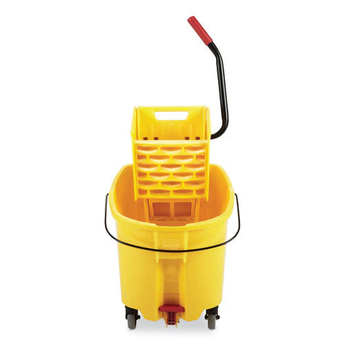 Wavebrake 2.0 Bucket/wringer Combos, Side-press, 26 Qt, Plastic, Yellow - Image 2