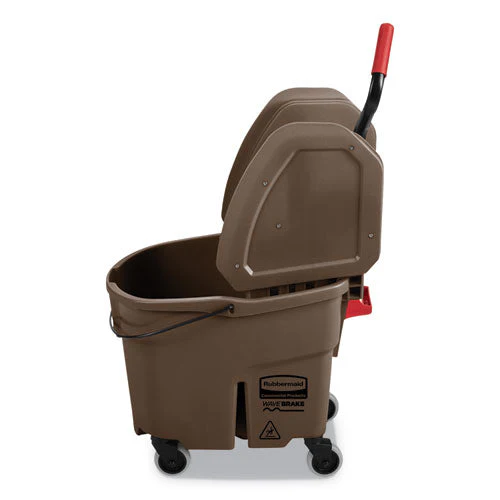 Wavebrake 2.0 Bucket/wringer Combos, Down-press, 35 Qt, Plastic, Brown - Image 2