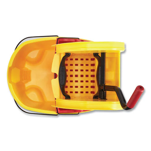 Wavebrake 2.0 Bucket/wringer Combos, Down-press, 35 Qt, Plastic, Yellow - Image 3