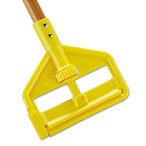 Invader Side-gate Wood Wet-mop Handle, 1" Dia X 60", Natural, 12/carton - Image 1