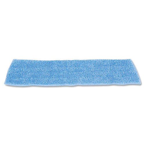 Economy Wet Mopping Pad, Microfiber, 18", Blue - Image 1
