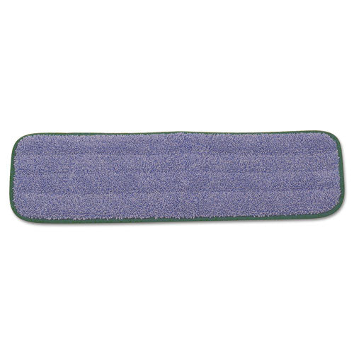 Microfiber Wet Mopping Pad, 18.5" X 5.5" X 0.5", Green, 12/carton - Image 1