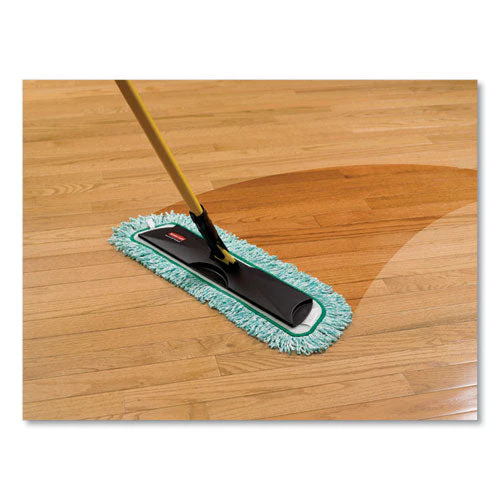 Dust Pad With Fringe, Microfiber, 18" Long, Green - Image 2
