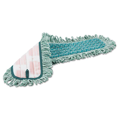 Hygen Microfiber Fringed Dust Mop Pad, 24w X 9d, Green - Image 3