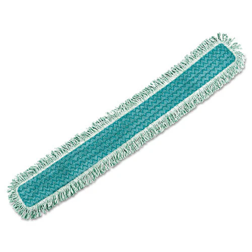 Hygen Dust Mop Heads With Fringe, Green, 48", Microfiber - Image 1