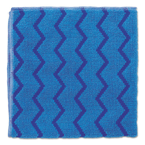 Hygen Microfiber Cleaning Cloths, 16 X 16, Blue, 12/carton - Image 1