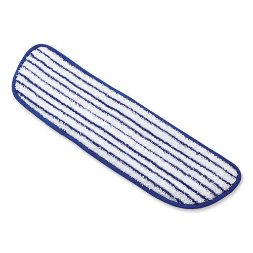 Microfiber Finish Pad, 18 X 5.5, Blue/white, 6/box - Image 3