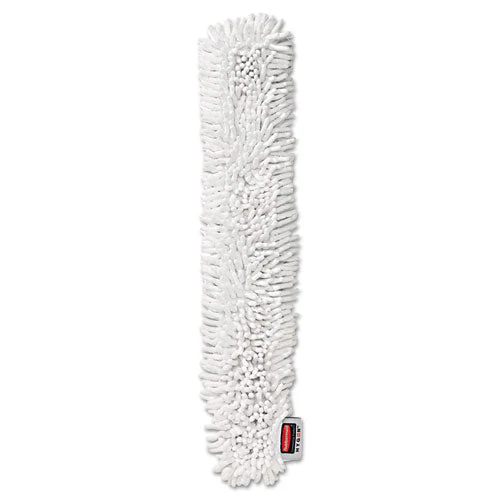 Hygen Quick-connect Microfiber Dusting Wand Sleeve, White, 6/carton - Image 1