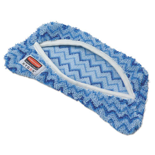 Hygen Flexi Frame Damp Mop Covers, Microfiber, Blue, 8 X 8 - Image 1