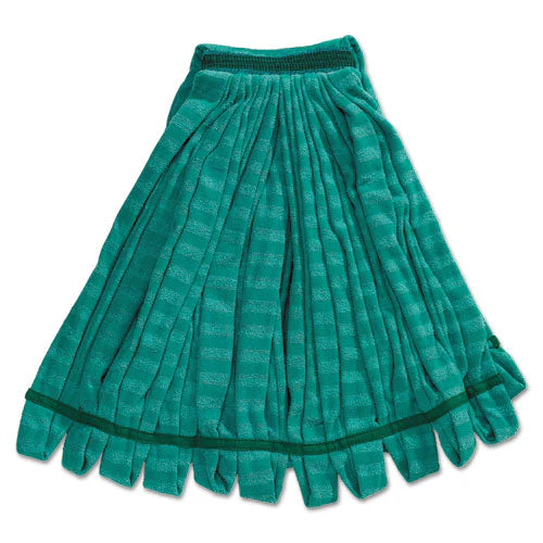 Tube Mop, Microfiber, Green, Medium, 5-in Green Headband - Image 1