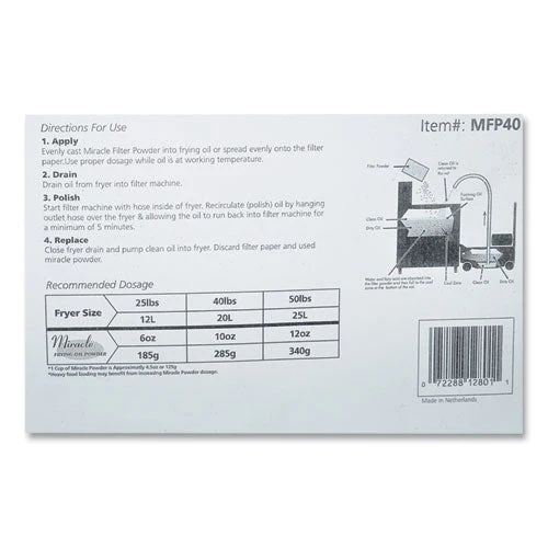 Filter Powder, For Fryer Oil, Loose Powder, 40 Lb Box - Image 2