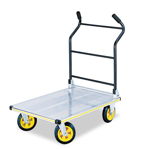 Stow-away Platform Truck, 1,000 Lb Capacity, 24 X 39 X 40, Aluminum/black - Image 1