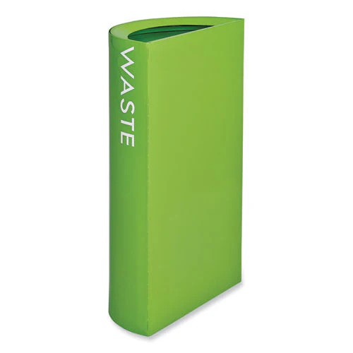 Mixx Recycling Center Half-round Receptacle, 23 Gal, Steel, Green, Ships In 1-3 Business Days - Image 1