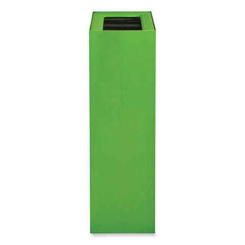 Mixx Recycling Center Rectangular Receptacle, 29 Gal, Steel, Green, Ships In 1-3 Business Days - Image 2