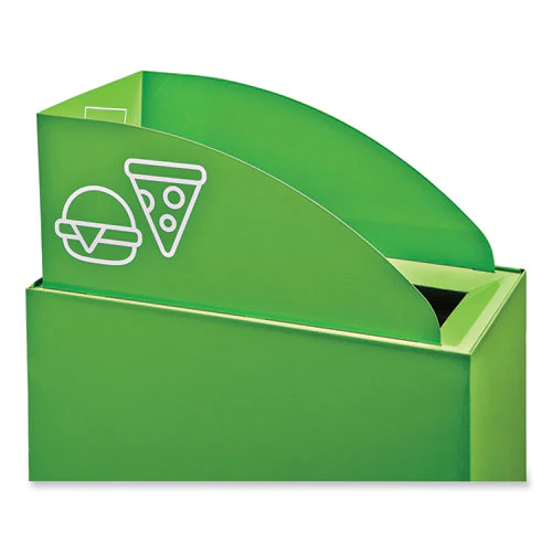 Mixx Recycling Center Lid, Topper Style, 9.87w X 19.87d X 0.62h, Green, Ships In 1-3 Business Days - Image 3