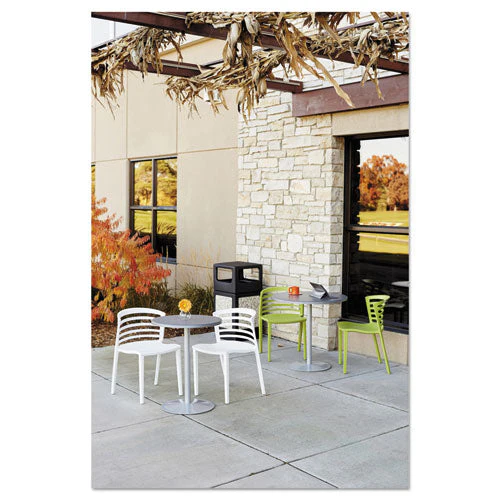 Canmeleon Aggregate Panel Receptacles, Side-open, 38 Gal, Polyethylene, Black - Image 3