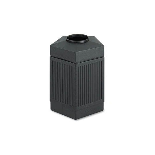 Canmeleon Indoor/outdoor Pentagon Receptacle, 45 Gal, Polyethylene, Black - Image 1