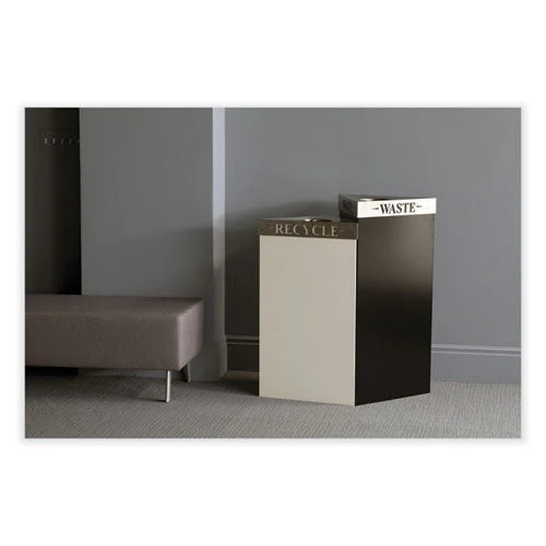 Trifecta Waste Receptacle Lid, No Inscription, 20w X 20d X 3h, Stainless Steel, Ships In 1-3 Business Days - Image 2