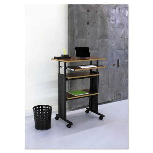 Bubble Wastebaskets, 6 Gal, Steel, Black - Image 1