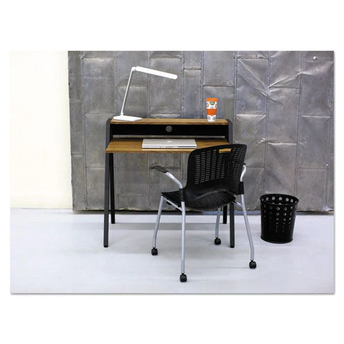 Bubble Wastebaskets, 6 Gal, Steel, Black - Image 3