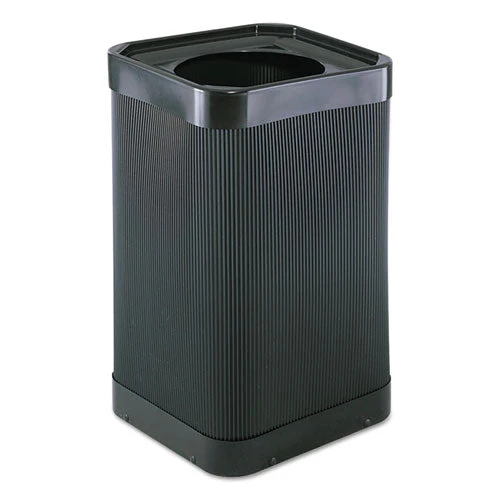 At-your-disposal Top-open Receptacle, 38 Gal, Polyethylene, Black - Image 1