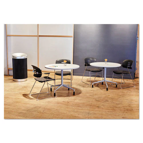 At-your-disposal Vertex Receptacle, 38 Gal, Polyethylene, Black - Image 2