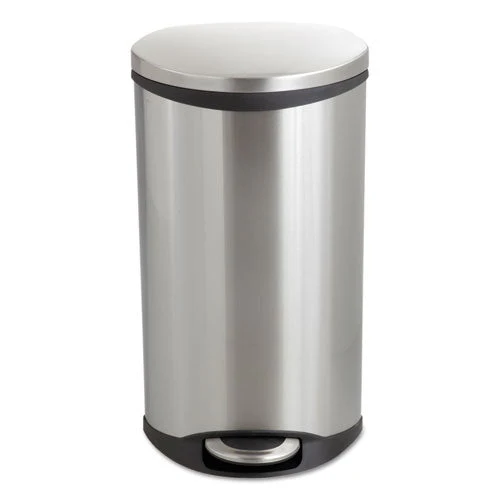 Step-on Medical Receptacle, 7.5 Gal, Steel, Stainless Steel - Image 2