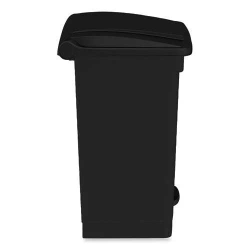 Plastic Step-on Receptacle, 12 Gal, Plastic, Black, Ships In 1-3 Business Days - Image 2