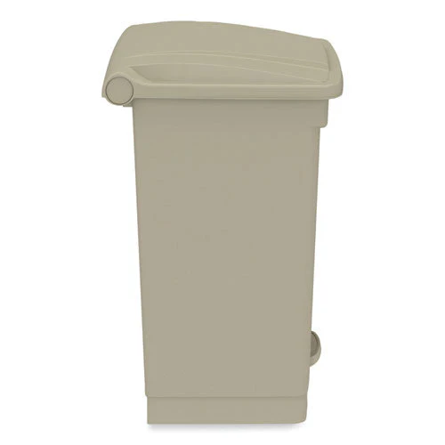 Plastic Step-on Receptacle, 12 Gal, Plastic, Tan, Ships In 1-3 Business Days - Image 3