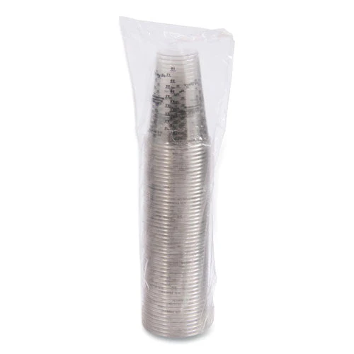 Pet Graduated Medical And Dental Cups, 10 Oz, Clear, Graduated, 50/bag, 20 Bags/carton - Image 2