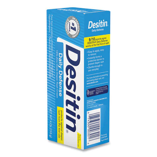 Daily Defense Baby Diaper Rash Cream With Zinc Oxide, 4 Oz Tube - Image 3