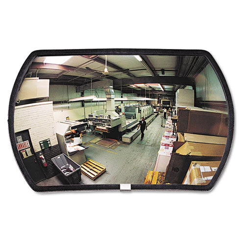 160 Degree Convex Security Mirror, Round Rectangular, 18"w X 12"h - Image 2