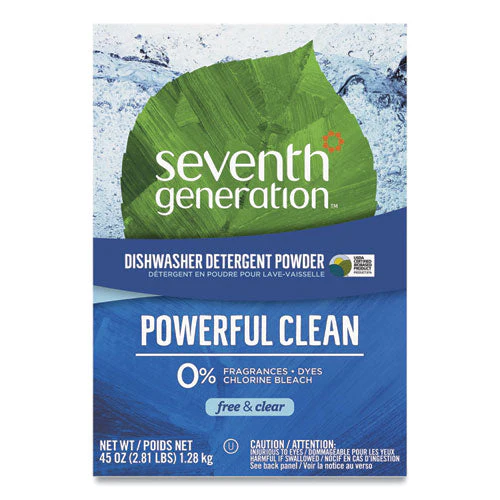 Automatic Dishwasher Powder, Free And Clear, 45oz Box, 12/carton - Image 1