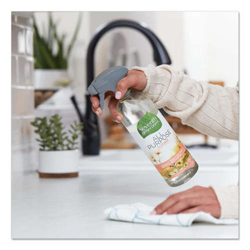 Natural All-purpose Cleaner, Morning Meadow, 23 Oz Trigger Spray Bottle, 8/carton - Image 3