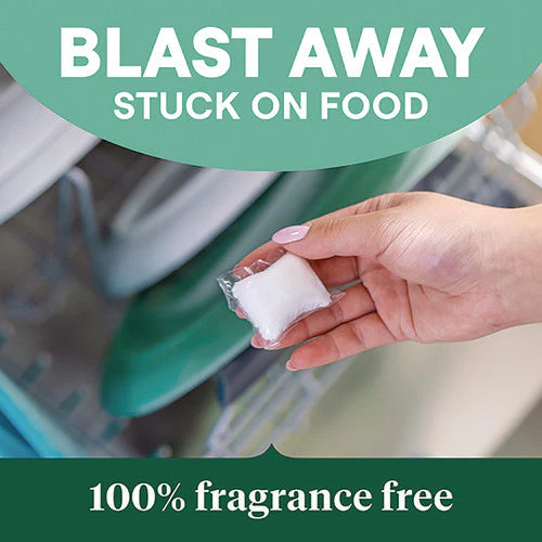 Natural Automatic Dishwasher Detergent Packs, Free And Clear, 45 Powder Packets/box - Image 2