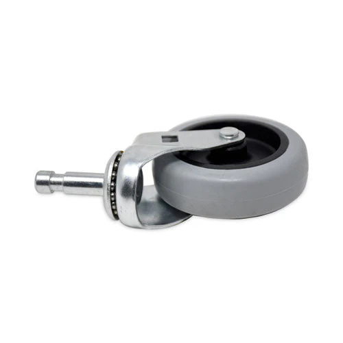 Mop Bucket/wringer Replacement Caster, Grip Ring Type C Stem, 3" Wheel, Black/gray/silver - Image 2