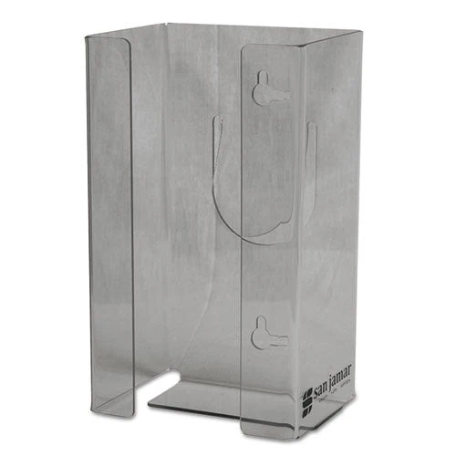 Clear Plexiglas Disposable Glove Dispenser, 1-box, Plexiglas, Clear, 5.5 X 3.75 X 10 - Image 1
