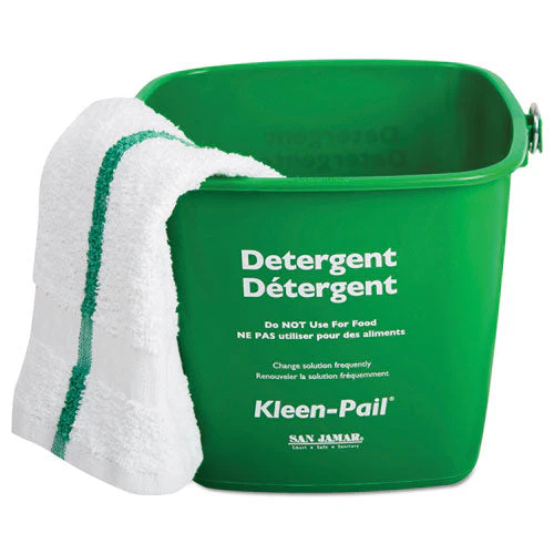 Kleen-pail, 6 Qt, Plastic, Green, 12/carton - Image 2