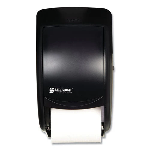Duett Standard Bath Tissue Dispenser, 2 Roll, 7.5 X 7 X 12.75, Black Pearl - Image 1
